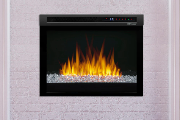 Dimplex Nova 23" Multi-Fire XHD Plug-in Electric Firebox - Acrylic Ice Ember Media Bed, XHD23G