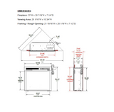 Dimplex Nova 23" Multi-Fire XHD Plug-in Electric Firebox - With Logs, XHD23L