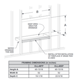 Carol Rose 48" Vent-Free Single-Sided Linear Outdoor Gas Fireplace - view 3