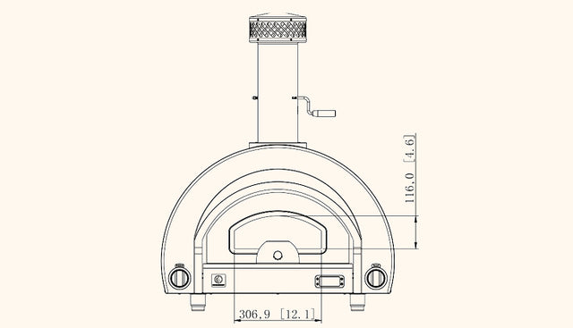 Summerset Hybrid Gas Wood Outdoor Pizza Oven