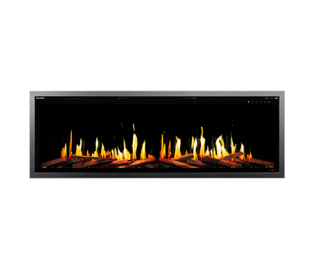 Modern Flames Orion V2 Slim 60 inch LCD electric fireplace yellow flames