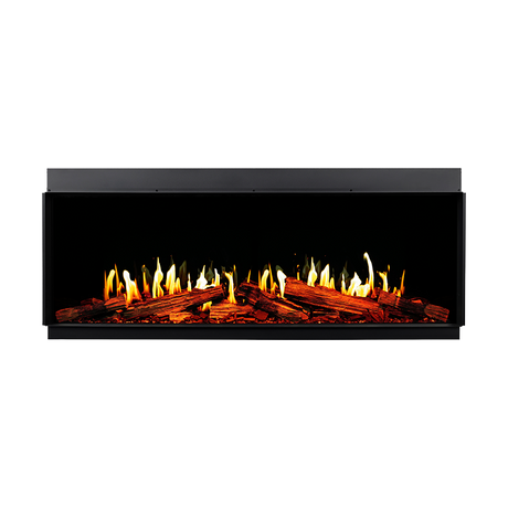 Modern Flames Orion V2 Multi 60 inch LCD electric fireplace yellow flames