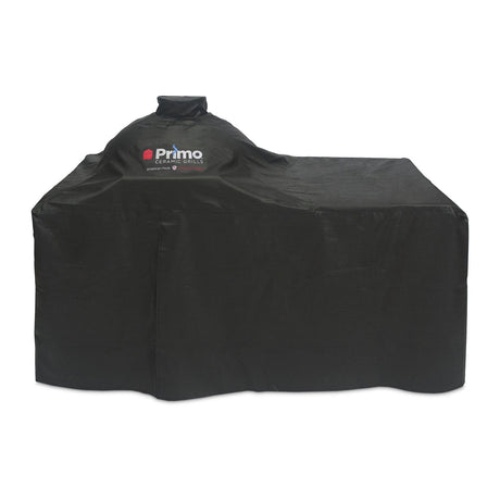 Primo PG00423 Grill Cover for Oval Large 300 or Oval Junior 200 in cypress countertop table