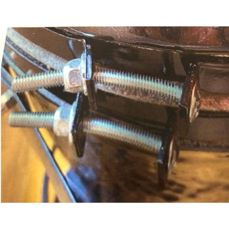 Primo PGHLLG Easy Lift Hinge and Handle Kit for Oval Large 300 Pre-2015 with straight edge bands