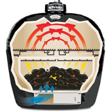 Primo Oval XL 400 Jack Daniels Edition - indirect cooking