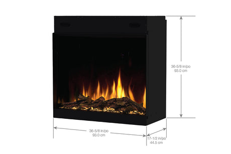 Dimplex Ignite Quest QST36 electric fireplace - dimensions