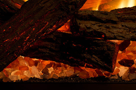 Dimplex Ignite Quest ember bed close-up