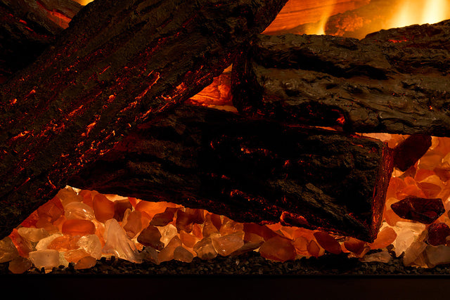 Dimplex Ignite Quest ember bed close-up