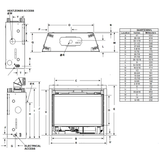 Majestic Quartz 36 Direct Vent Gas Fireplace - QUARTZ36