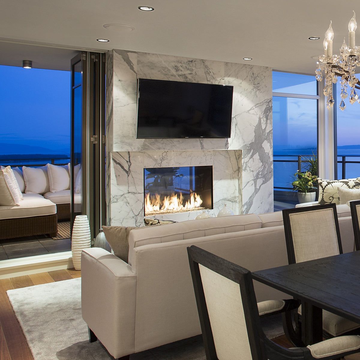 Montigo Exemplar R324 See-Through Indoor-Outdoor Direct Vent Gas Firep ...