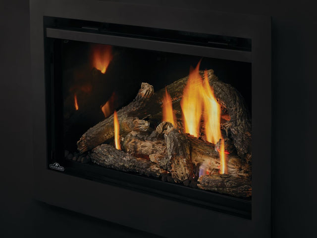 Napoleon Rosedale 3 gas insert oak log detail