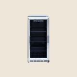 Summerset RFR-15G 15-Inch Outdoor Refrigerator with Glass Door - front view closed