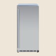 Summerset RFR-15S 15-Inch Outdoor Rated Refrigerator - front view door closed