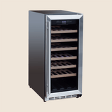 Summerset RFR-15W 15-Inch Outdoor Wine Cooler - angled view door closed