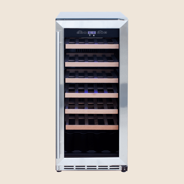 Summerset RFR-15W 15-Inch Outdoor Single Zone Wine Cooler - front view door closed