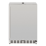 Summerset RFR-24DK 24-Inch Outdoor Kegerator - stainless steel door and handle detail