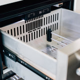 Summerset RFR-24DR2-A 2-Drawer Refrigerator - drawer front detail