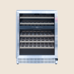 Summerset RFR-24WD 24-Inch Outdoor Dual Zone Wine Cooler - front view door closed