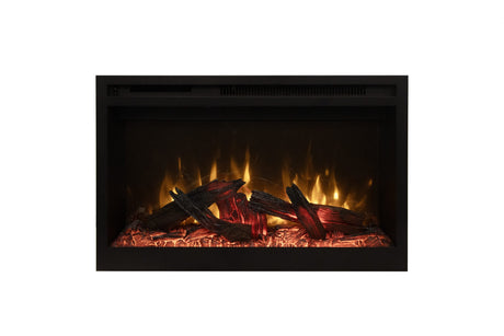 Amantii Fire & Ice RusticStone 30-Inch Built-In Electric Fireplace RS30