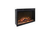 Amantii Fire & Ice RusticStone 36-Inch Built-In Electric Fireplace RS36