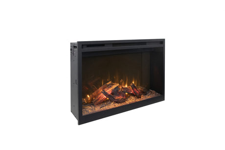 Amantii Fire & Ice RusticStone 36-Inch Built-In Electric Fireplace RS36