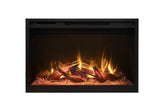 Amantii Fire & Ice RusticStone 36-Inch Built-In Electric Fireplace RS36