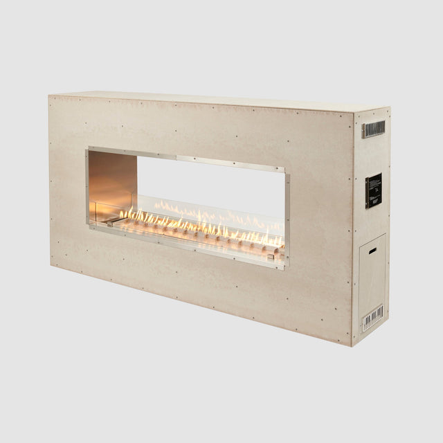 See Through Ready to Finish Gas Fireplace