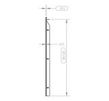 Summerset RTK-15 Trim Kit - side dimensions diagram