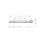 Summerset RTK-22 Trim Kit - top dimensions diagram