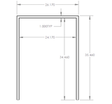 Summerset RTK-24LG Kegerator Trim Kit - front view