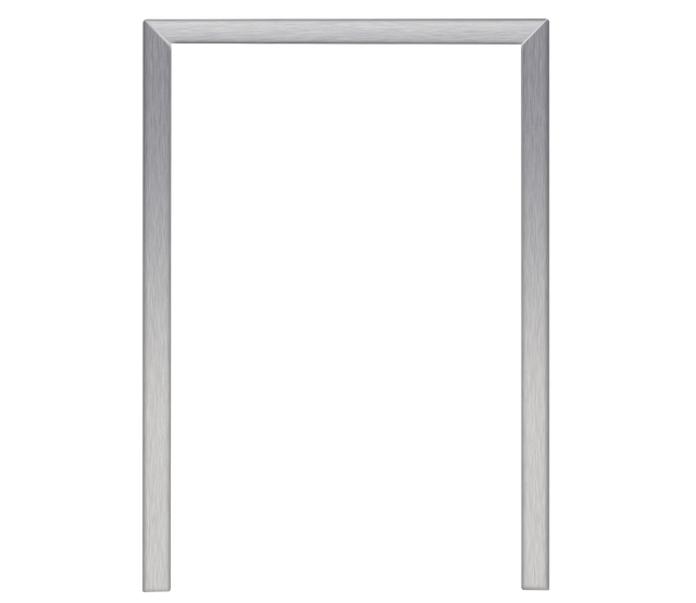 Summerset RTK-24LG Kegerator Trim Kit - installed detail