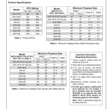 American Fyre Designs G45 Burner - clearances specification