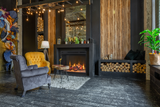 Amantii Fire & Ice RusticStone 30-Inch Built-In Electric Fireplace RS30