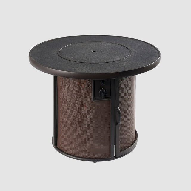 Stonefire Round Gas Fire Pit Table