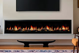 SimpliFire Allusion Edge 100 linear electric fireplace