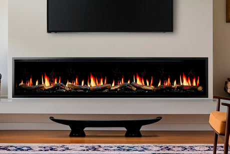 SimpliFire Allusion Edge 100 linear electric fireplace