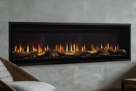 SimpliFire Allusion Edge 78 linear electric fireplace