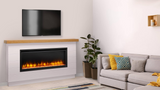 Simplifire Allusion Platinum 60" Linear Electric Fireplace | SF-ALLP60-BK