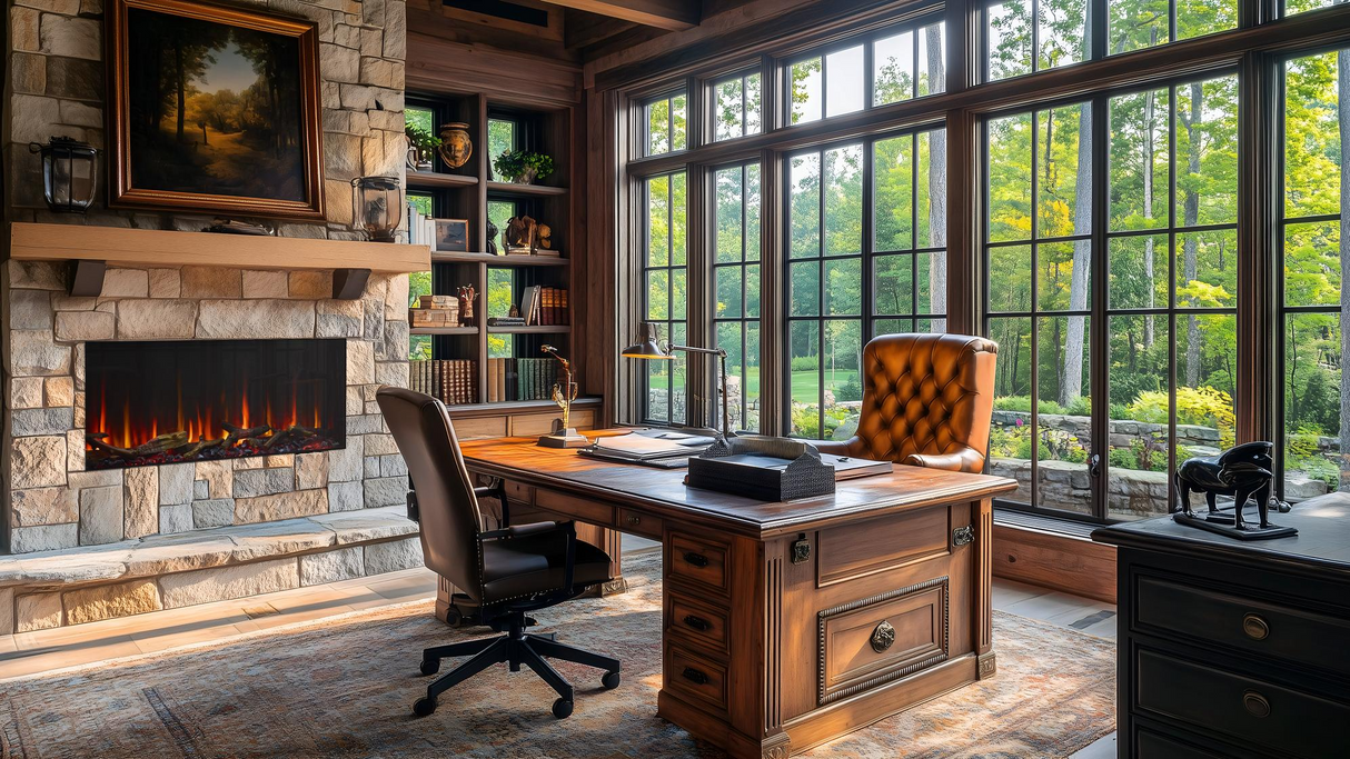 Simplifire Scion 43" Linear Electric Fireplace | SF-SCN43