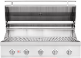 Summerset Sizzler SZR40 40-Inch Built-In Gas Grill - open with cooking grates