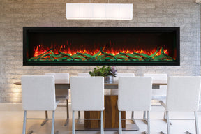 Amantii Symmetry Xtra Tall 74 inch electric fireplace