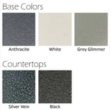 Challenger Coastal 8 Foot Outdoor Kitchen Island with Blaze 32" Grill & Refrigerator Pre-Assembled