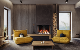Amantii Signature series with split glowing log set