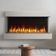 SimpliFire Triton 50 linear electric fireplace front view