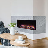 Simplifire Scion Trinity 55" 3-Sided Linear Electric Fireplace | SF-SCT55-BK