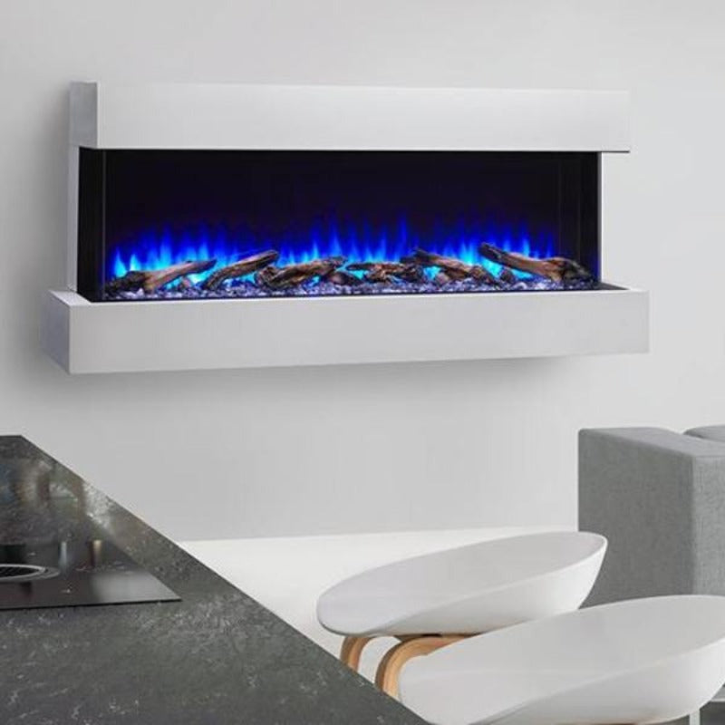 Simplifire Scion Trinity 55" 3-Sided Linear Electric Fireplace | SF-SCT55-BK