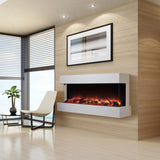 Simplifire Scion Trinity 55" 3-Sided Linear Electric Fireplace | SF-SCT55-BK