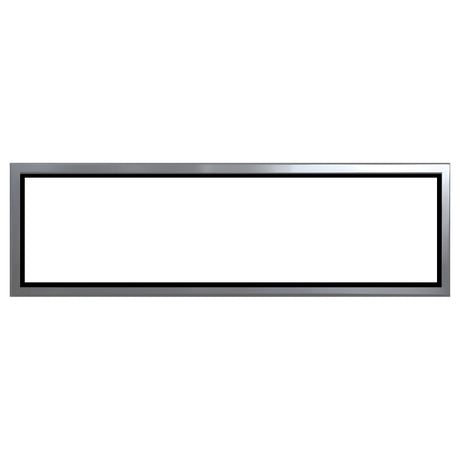 Stainless Steel Surround Trim Kit (1.5" W) for Kingsman Linear Direct Vent Fireplaces