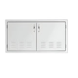 Summerset 33-Inch Vented Stainless Steel Double Access Door - SSDD-33V