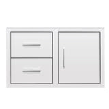 Summerset DC2-36 36-Inch Stainless Steel Access Door & Double Drawer Combo